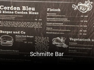 Schmitte Bar tisch buchen