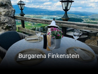 Burgarena Finkenstein tisch buchen