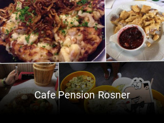 Cafe Pension Rosner tisch reservieren