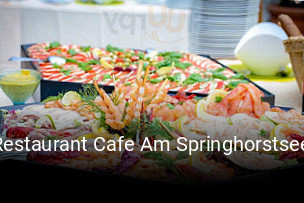 Restaurant Cafe Am Springhorstsee tisch reservieren