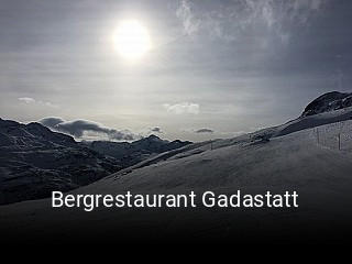 Bergrestaurant Gadastatt tisch buchen