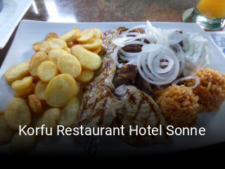 Korfu Restaurant Hotel Sonne reservieren