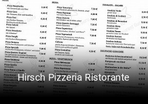 Jetzt bei Hirsch Pizzeria Ristorante einen Tisch reservieren
