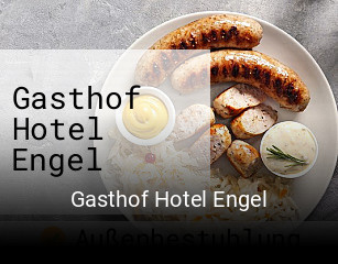 Jetzt bei Gasthof Hotel Engel einen Tisch reservieren