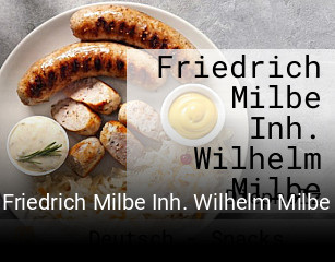 Jetzt bei Friedrich Milbe Inh. Wilhelm Milbe einen Tisch reservieren