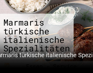 Marmaris türkische italienische Spezialitäten online reservieren