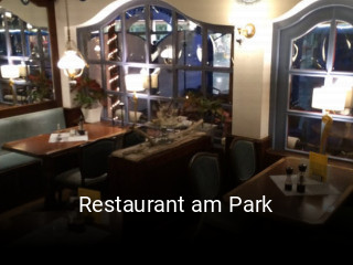 Jetzt bei Restaurant am Park einen Tisch reservieren