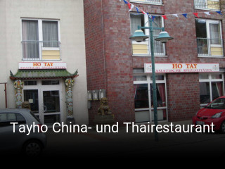Tayho China- und Thairestaurant tisch buchen
