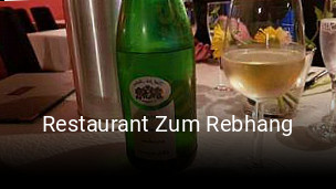 Restaurant Zum Rebhang online reservieren