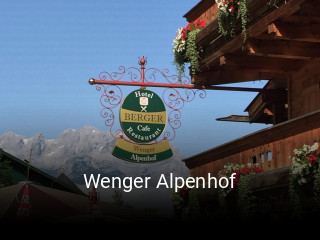 Wenger Alpenhof tisch reservieren