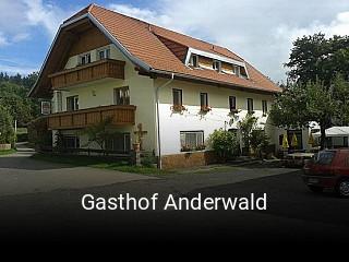 Gasthof Anderwald tisch buchen