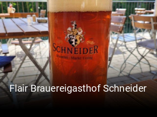 Jetzt bei Flair Brauereigasthof Schneider einen Tisch reservieren