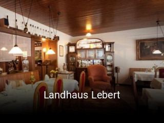 Landhaus Lebert online reservieren