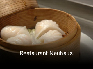 Restaurant Neuhaus tisch reservieren