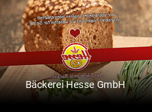 Bäckerei Hesse GmbH tisch reservieren