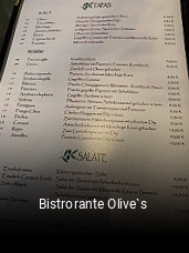 Bistrorante Olive`s tisch reservieren