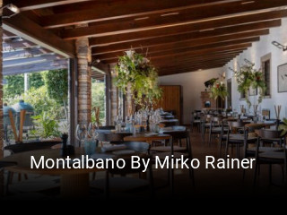 Jetzt bei Montalbano By Mirko Rainer einen Tisch reservieren