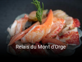Jetzt bei Relais du Mont d'Orge einen Tisch reservieren