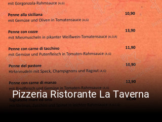 Pizzeria Ristorante La Taverna reservieren
