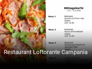 Restaurant Loftorante Campania tisch reservieren