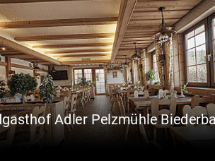 Landgasthof Adler Pelzmühle Biederbach Frischnau reservieren