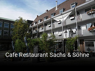 Jetzt bei Cafe Restaurant Sachs & Söhne einen Tisch reservieren