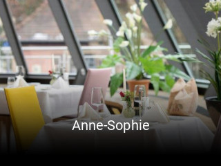 Jetzt bei Anne-Sophie einen Tisch reservieren