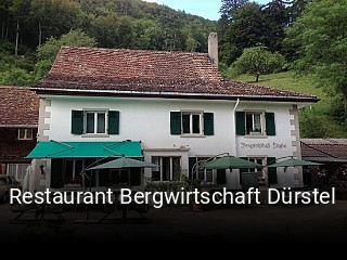 Restaurant Bergwirtschaft Dürstel tisch buchen