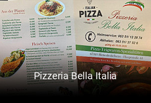 Pizzeria Bella Italia online reservieren