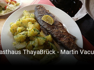 Gasthaus ThayaBrück - Martin Vacula online reservieren