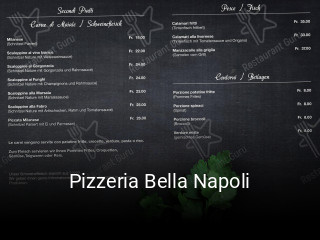 Pizzeria Bella Napoli tisch buchen