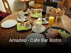 Amadeo - Cafe Bar Bistro tisch reservieren