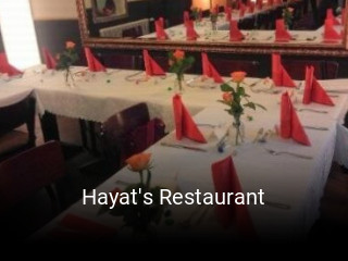 Jetzt bei Hayat's Restaurant einen Tisch reservieren
