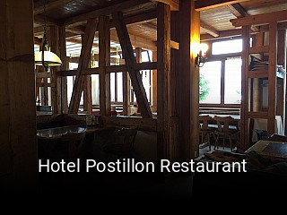Hotel Postillon Restaurant tisch buchen