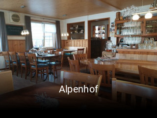 Alpenhof tisch buchen