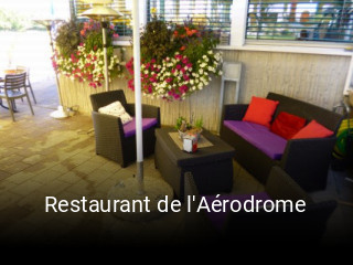 Jetzt bei Restaurant de l'Aérodrome einen Tisch reservieren
