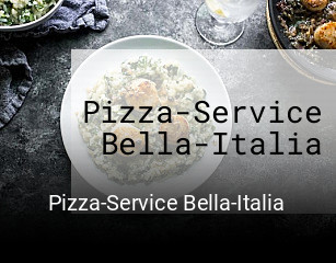 Pizza-Service Bella-Italia reservieren