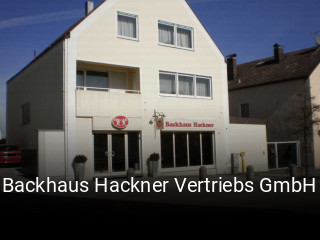 Backhaus Hackner Vertriebs GmbH tisch buchen