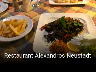 Restaurant Alexandros Neustadt reservieren