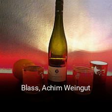 Jetzt bei Blass, Achim Weingut einen Tisch reservieren