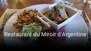 Restaurant du Miroir d'Argentine tisch reservieren