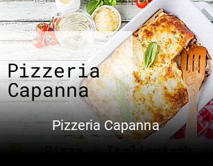 Jetzt bei Pizzeria Capanna einen Tisch reservieren