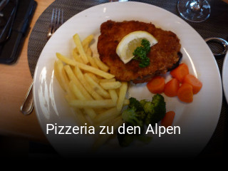 Pizzeria zu den Alpen tisch reservieren