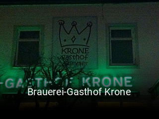 Jetzt bei Brauerei-Gasthof Krone einen Tisch reservieren