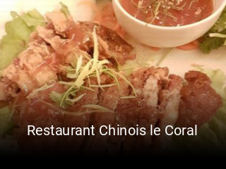 Restaurant Chinois le Coral online reservieren