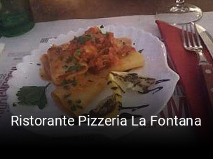 Ristorante Pizzeria La Fontana tisch reservieren