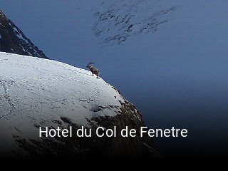 Hotel du Col de Fenetre online reservieren