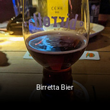 Birretta Bier tisch buchen
