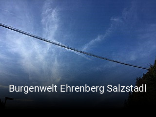 Burgenwelt Ehrenberg Salzstadl tisch reservieren
