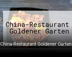 China-Restaurant Goldener Garten online reservieren